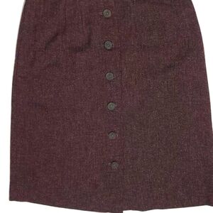 French Connection A-line button skirt